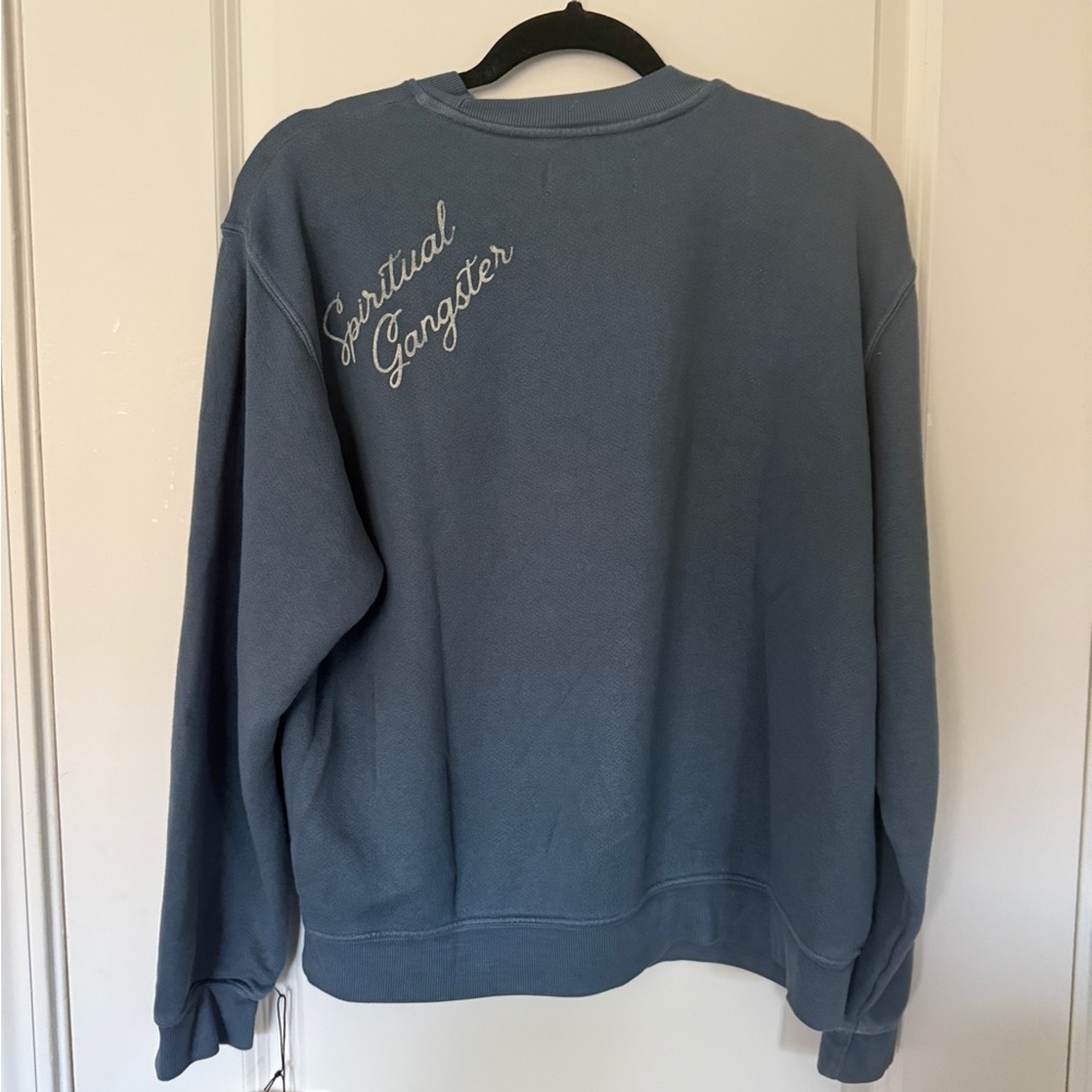 Spiritual Gangster Slate Blue Pullover
